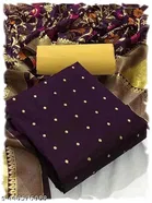 Cotton Silk Unstitched Suit for Women 
