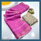 Linen Blend Saree for Women 