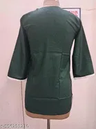 Floral Embroidered Rayon Kurti for Women 