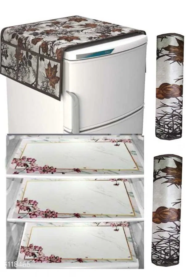 Refrigerator Covers (Brown) (A-71)