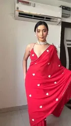 Georgette Embroidery Saree for Women 