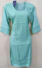 Cotton Embroidered Kurti for Women 