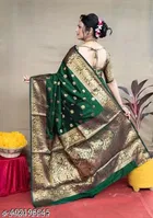 Banarasi Silk Zari Woven Sarees for Women 
