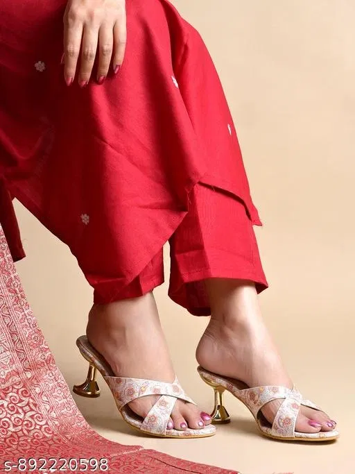 Shoetopia Heel Sandals - Pink (IND-8)