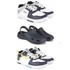 Combo of Casual Shoes with Clogs for Men 