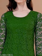 Net Kurti for Women,  Green  
