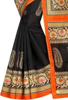 Mysore Silk Printed Saree for Women 