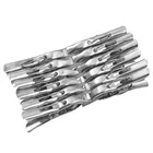Stainless Steel Cloth Clip, 72 g, 2 Dozen, 24 pcs