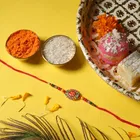 Shubh Bandhan – Traditional Chandan Akshat Assorted Rakhi Pack of 5