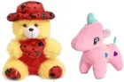 Stuffed Toys for Kids (Multicolor, Set of 2)