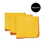 DASH Yellow cloth PACK of 3 - cm 45 x 45