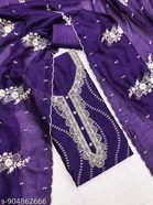 Embroidered Punjabi/All Over Suits Semi-Stitched Suits 