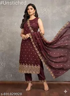 Embroidered Punjabi Suits for Women 