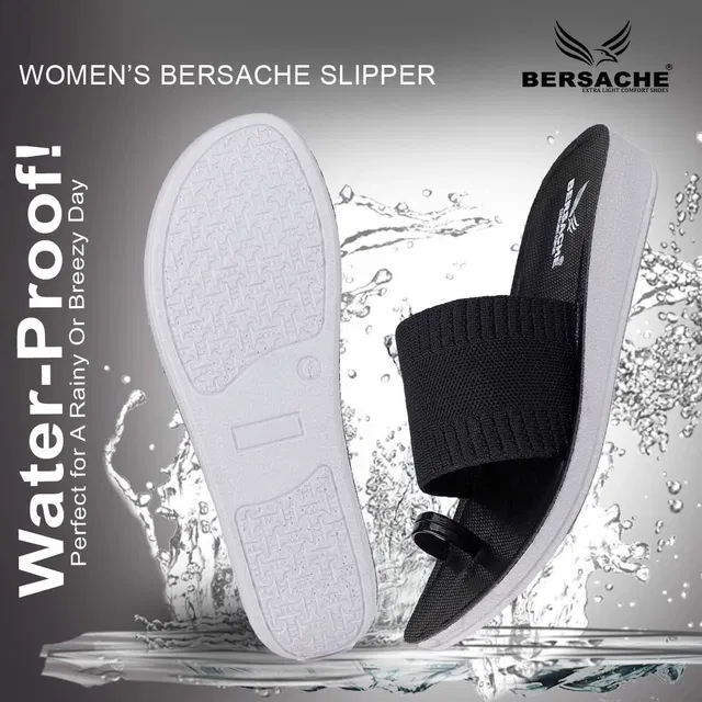 Slipper For Women, Black (6)