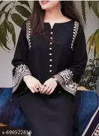 Embroidered A-line Kurta Set for Women 