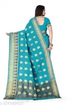 Banarasi Silk Zari Woven Saree for Women 
