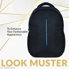Nylon Backpack for Men & Women, Black
