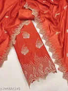 Embroidered Botanical Patiala Suit for Women 
