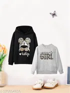 Cotton Blend Sweatshirt for Girls 