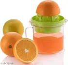 Plastic Hand Press Juicer (Multicolor)