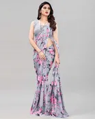 SVB प्रिंटेड साड़ी फॉर वीमेन 