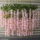 Polyester Artificial Hanging Flower Garlands 