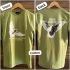 Round Neck Printed T-Shirt for Men (Mint Green, S)