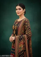 Bandhani Printed Jaipuri Designs Embroidered Top Bottom Duppata for Women 