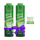 Ayouthveda Aloe Cool Talcum Powder with Ice Mint & Aloe Extract 2X300 g (Buy 1 Get 1 Free)