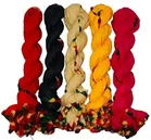 Cotton Blend Dupattas for Women (Multicolor, 2 m) (Pack of 5)