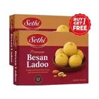 Sethi Besan Laddu 2X200 g  (Buy 1 Get 1 Free)