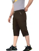 Cotton Cargo Three Fourths Pant for Men 