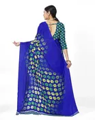 Georgette Printed Saree for Women 