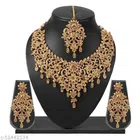Gold Plated Jewellery Set for Women (Multicolor, Set of 1)
