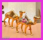 Metal Camel Showpiece Pair, Set of 2 