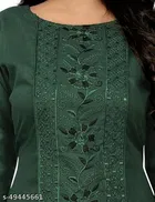 Floral Embroidered A-line Kurti for Women 