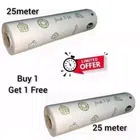 Food Wrapping Butter Paper Roll (25 m, Pack of 2)