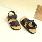 Sandals for Kids (Black, 7 C)
