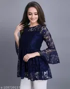 Three-Quarter Sleeves Top for Women 