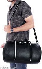 Faux Leather Gym Bags 