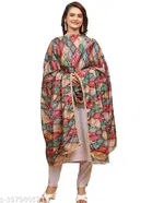 Chinon Printed Dupatta for Women 