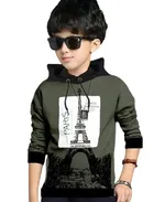 Hooded Neck Printed T-Shirt for Boys 