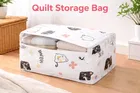 Meow Quilt Storage Bag Dust& Moisture Proof 58*40*22 Cm