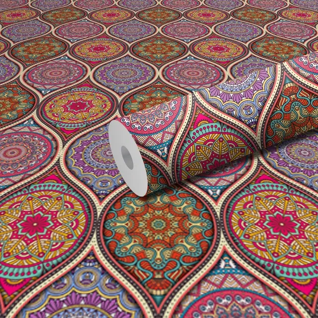 Vinyl Wallpaper Sticker for Wall Decoration (Multicolor, 300x40 cm)