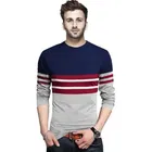Regular fit Solid Men's Round Neck Full Sleeve T-Shirt 