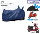 Polyester Universal Waterproof Cover for Hero Electric Optima (Blue)