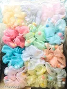 Pure Net Scrunchies for Women, Pack of 12 