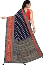 Georgette Printed Saree for Women 