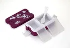 Parikshit The Lunch Box Air Tight Tiffin Box for Kids School (Dark Purple)