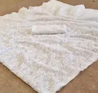 Net Solid Saree for Women 